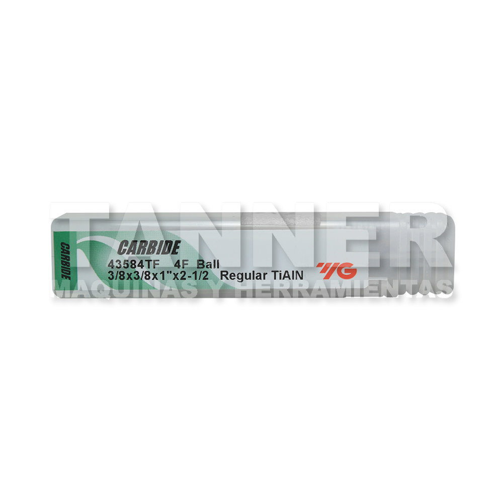 CORTADOR CARBURO BOLA 3/8X1X3-8X1 4F TIALN