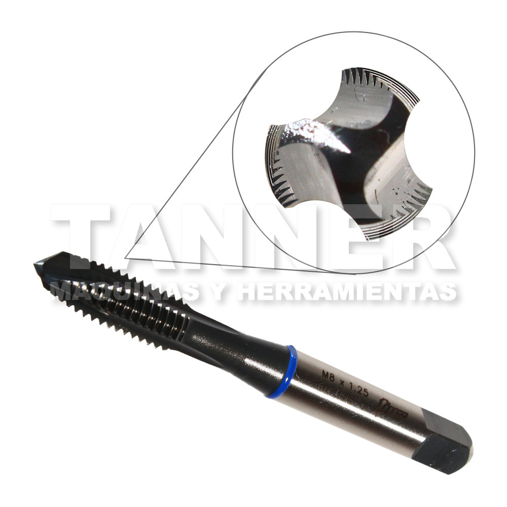 MACHUELO ESPIRAL GUN M8x1.25 D5 HSS-E HP