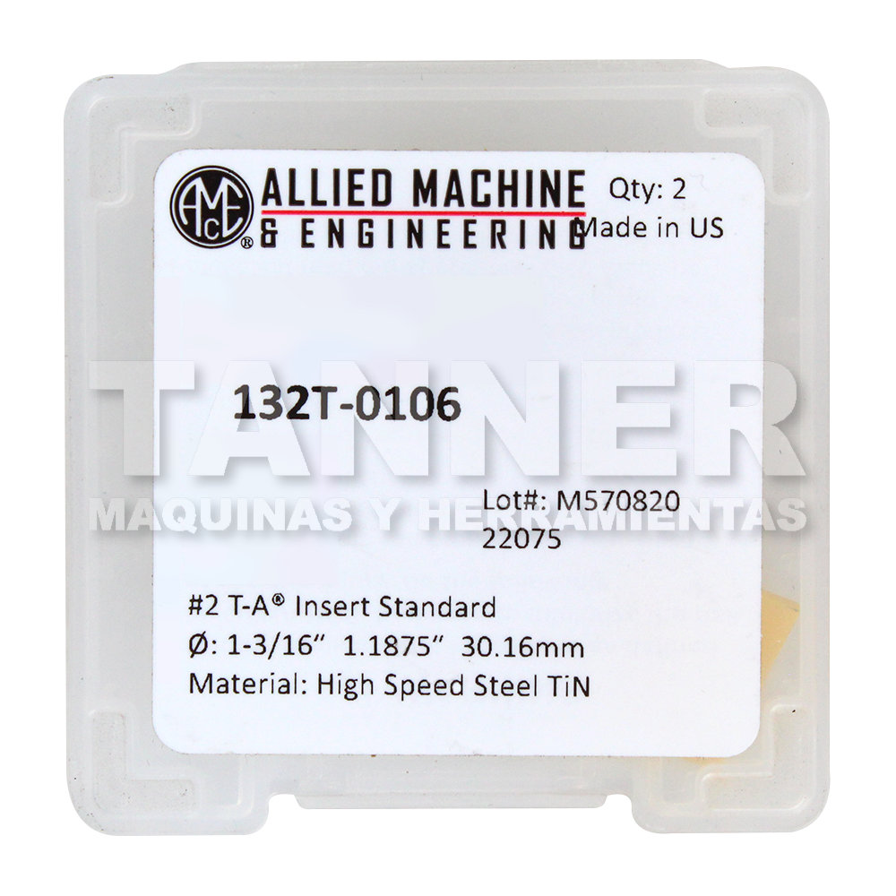 #2 T-AM4 TIN 1-3/16"