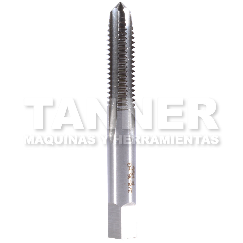 MACHUELO SEMICONICO HSS 3/8-16 4F H3
