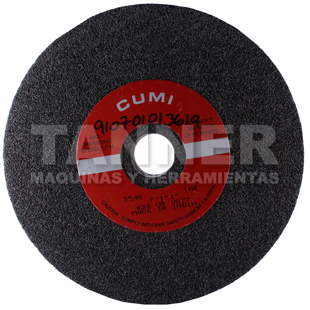 RUEDA RECTIFICADO 7X1X1 A36 O5 V877 33MPS