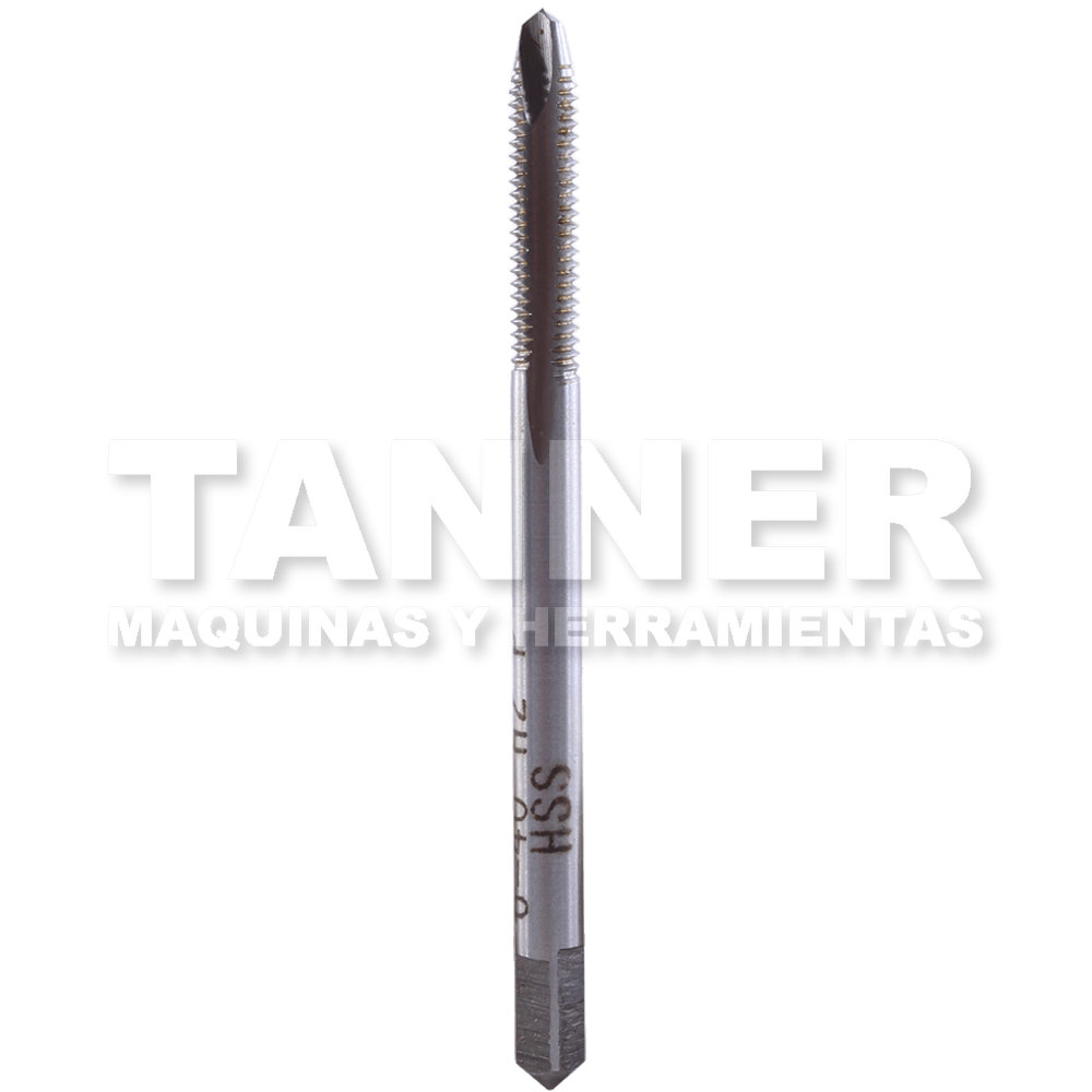 MACHUELO SEMICONICO HSS 6-40 2F H2 PUNTA ESPIRAL