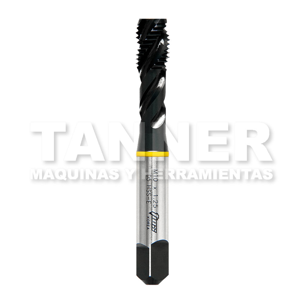 MACHUELO HELICOIDAL HSS M10X1.25 D5 3F