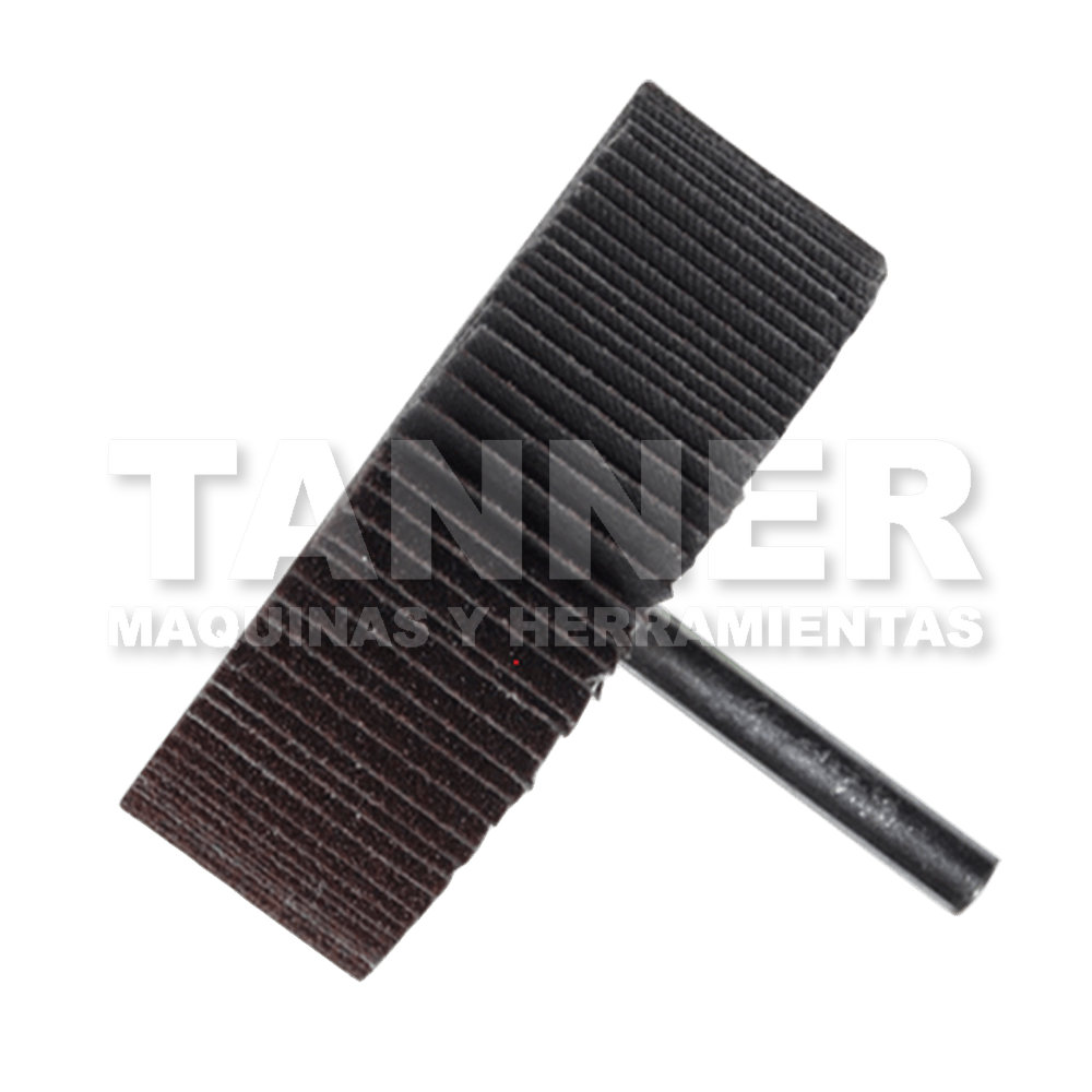 RUEDA FLAP CON VASTAGO GRANO 80 75x25x6.4 WF80