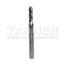CORTADOR CARBURO BOLA 5/32X9/16X2 4F R5/64 TIALN
