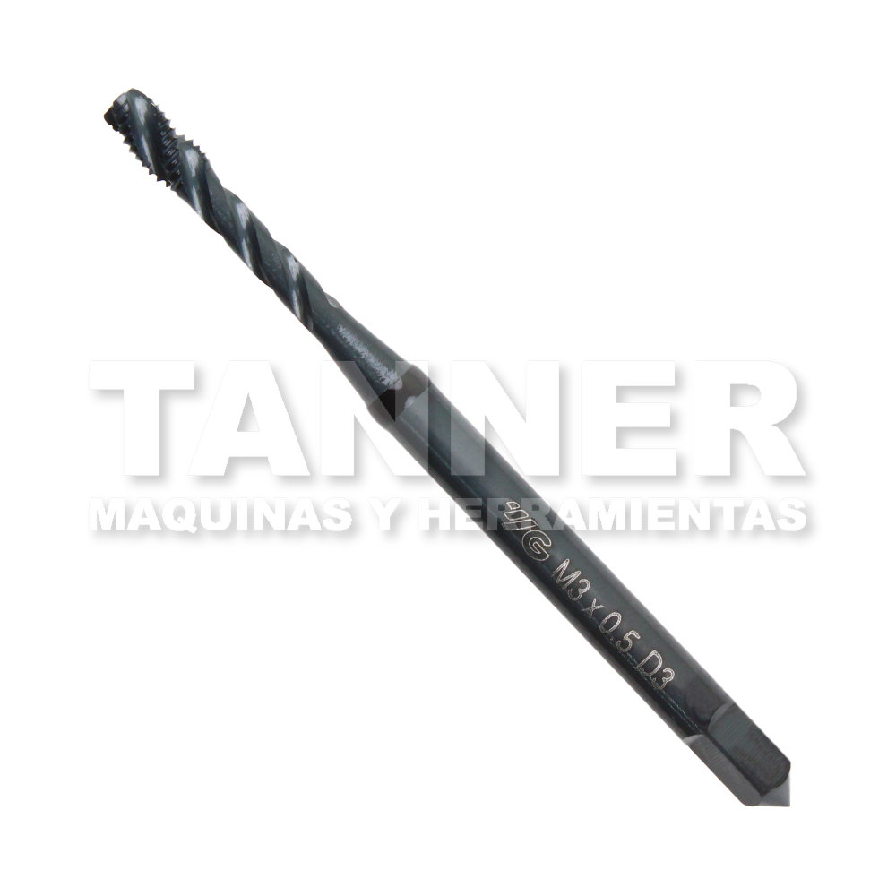 MACHUELO HELICOIDAL HSS M3X0.5 3F D3