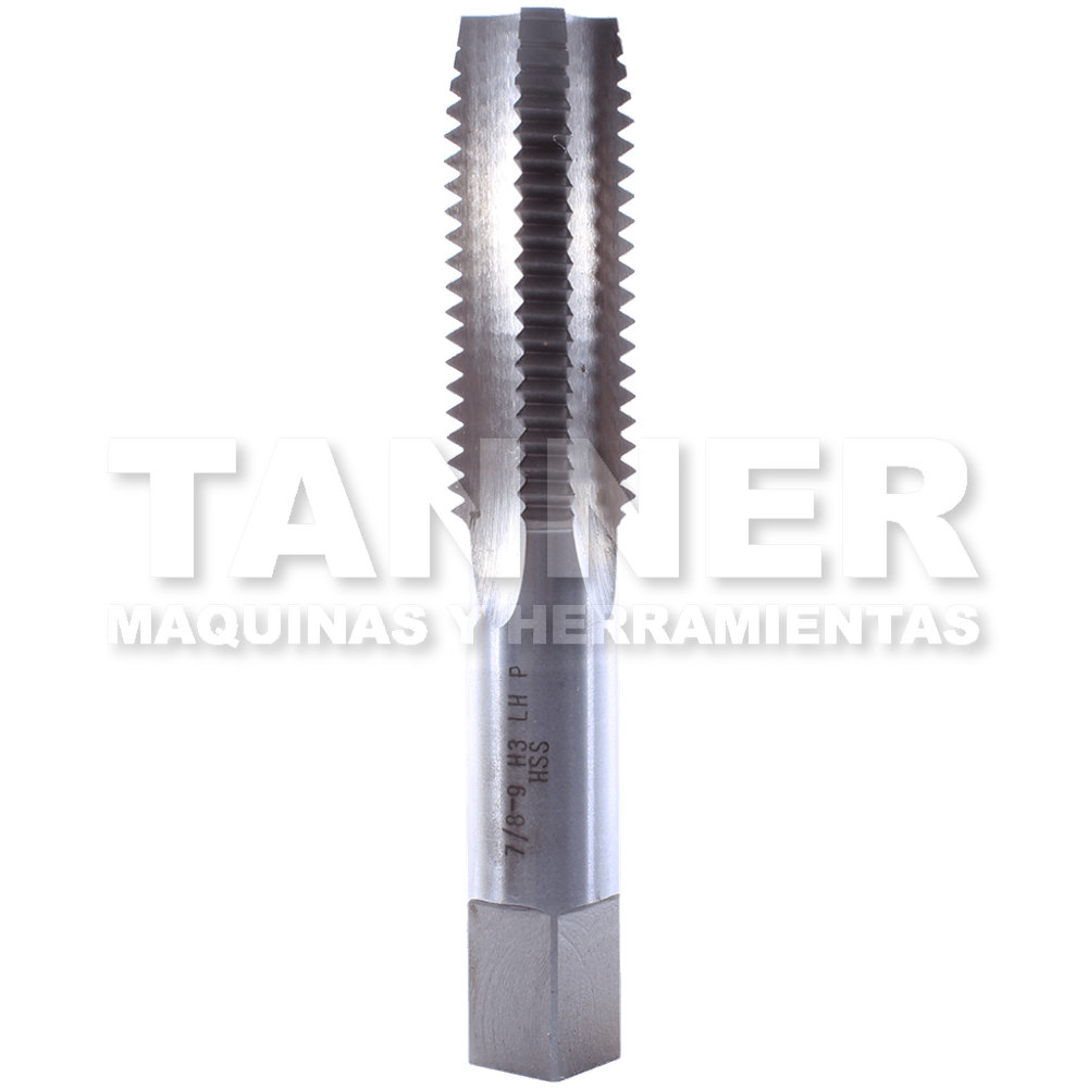 MACHUELO IZQUIERDO SEMICONICO HSS 7/8-9 4F H3