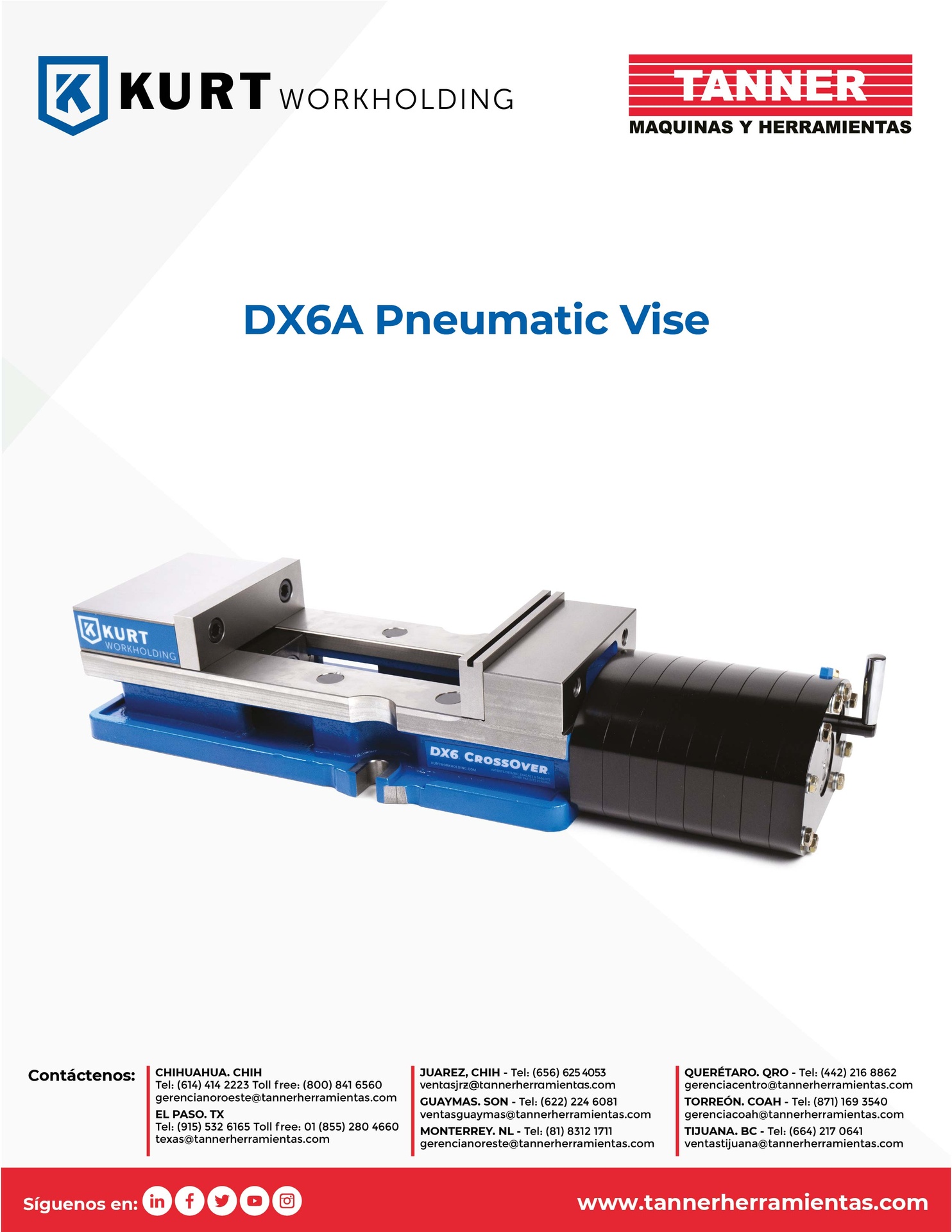 DX6A Pneumatic Vise
